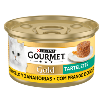Lata Purina Gourmet Gold Tartelette Pollo y Zanahoria