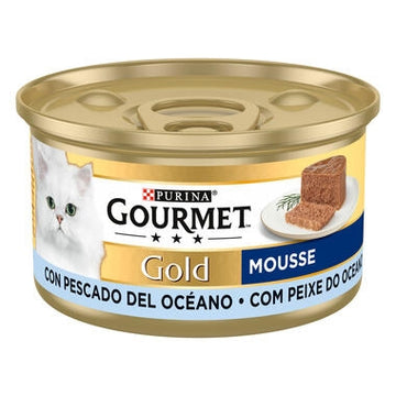 Lata Purina Gourmet Gold Mousse con Pescado del Océano
