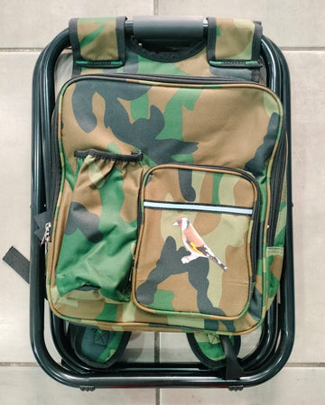 Silla / mochila camuflaje Jilguero