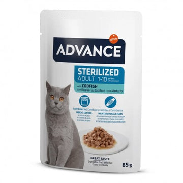 Advance Adult Esterilizados Bocaditos Bacalao 85Gr