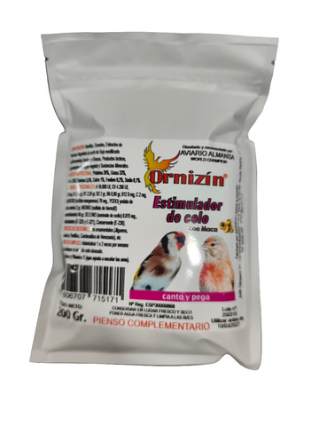 Estimulador de Canto y Pega Ornizin 200Gr