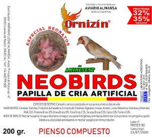 Papilla de Cría Artificial Neobirds Ornizin