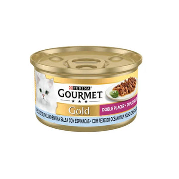 Lata Purina Gold Gourmet Bocados Atún y Espinacas