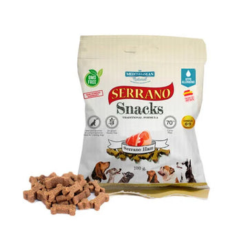 MEDITERRANEAN NATURAL SERRANO GALLETAS JAMÓN SERRANO PARA PERROS 0,85 Gr