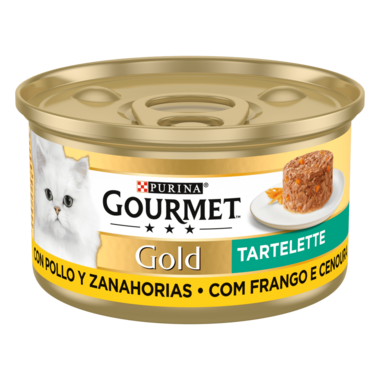 Lata Purina Gourmet Gold Tartelette Pollo y Zanahoria
