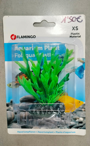 Planta Plástico Pecera XS Flamingo