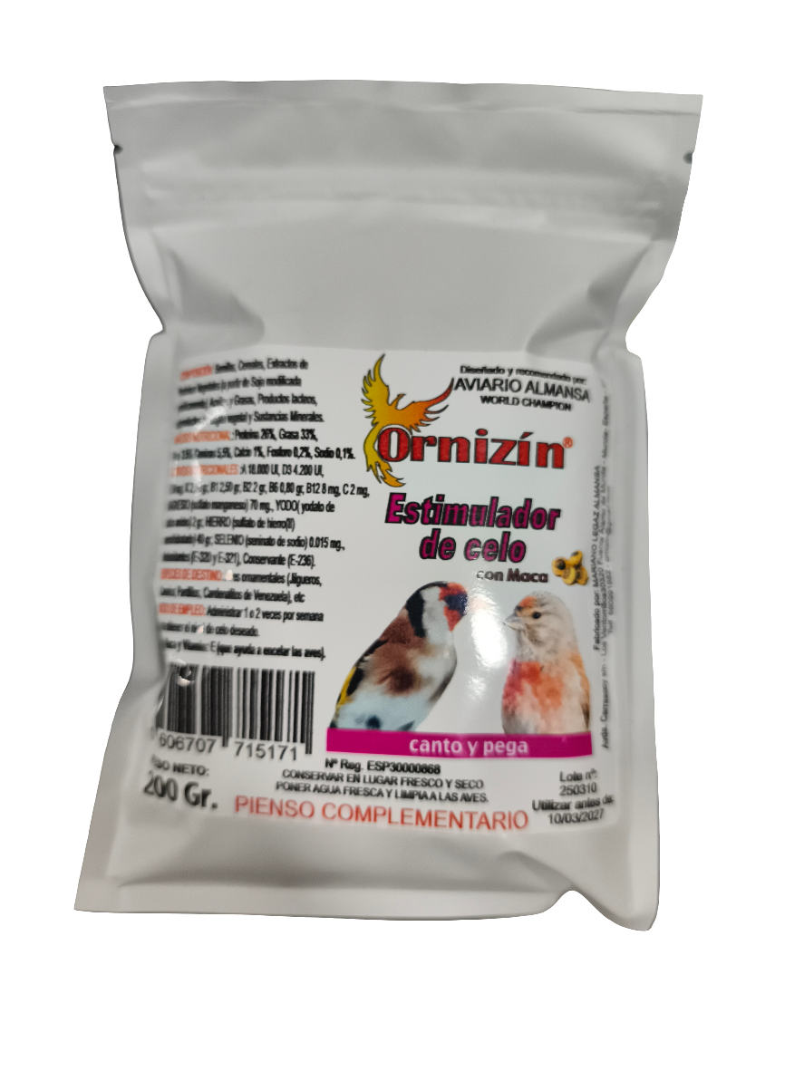Estimulador de Canto y Pega Ornizin 200Gr