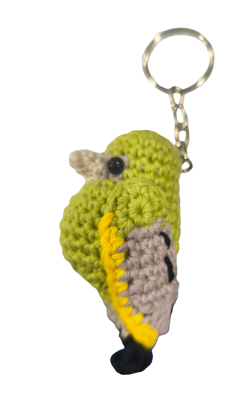 Llavero crochet verderón