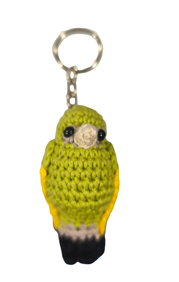 Llavero crochet verderón