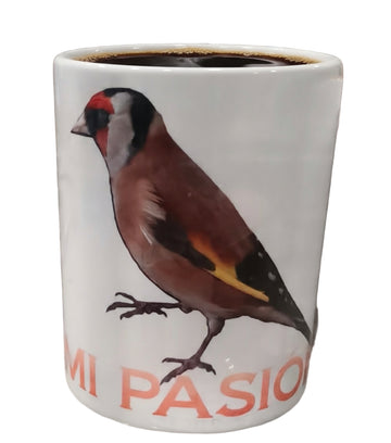Taza Desayuno Jilguero, Pardillo o Verderón