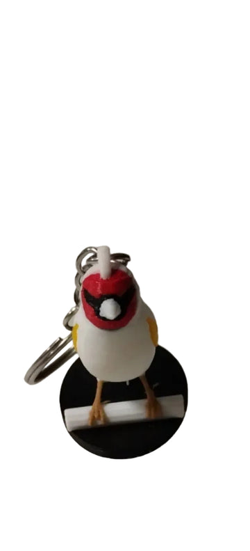 Llavero Jilguero Mutado 3D
