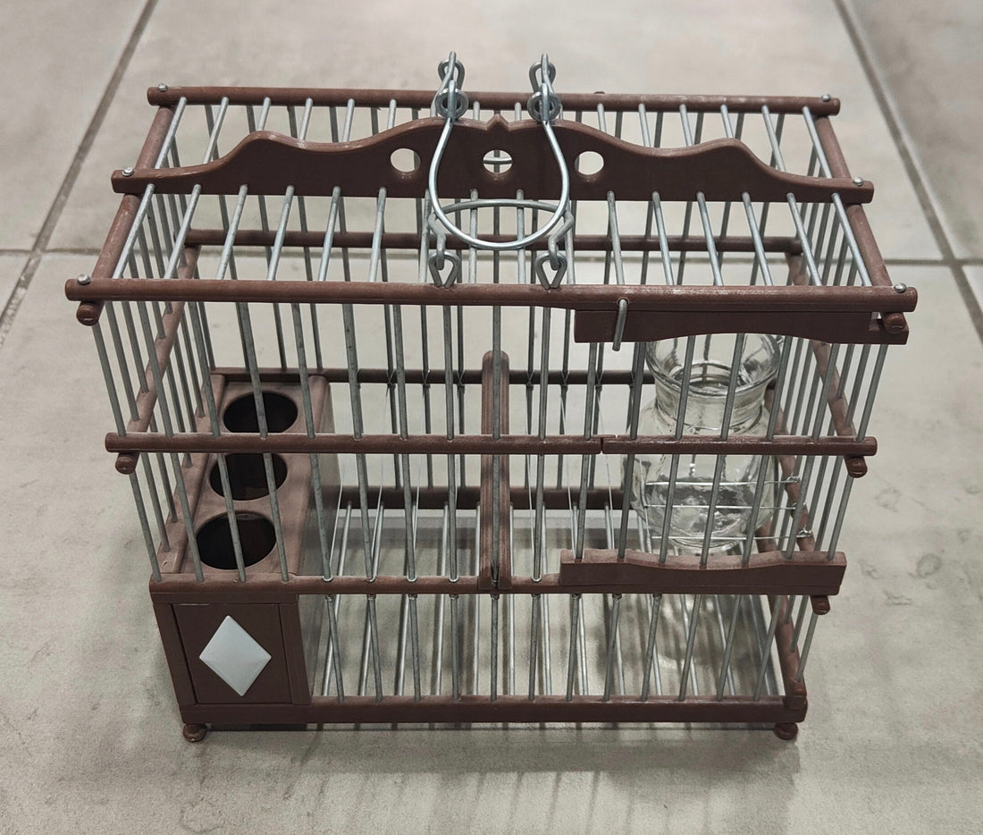 Jaula Malagueña Pvc Enrejillada