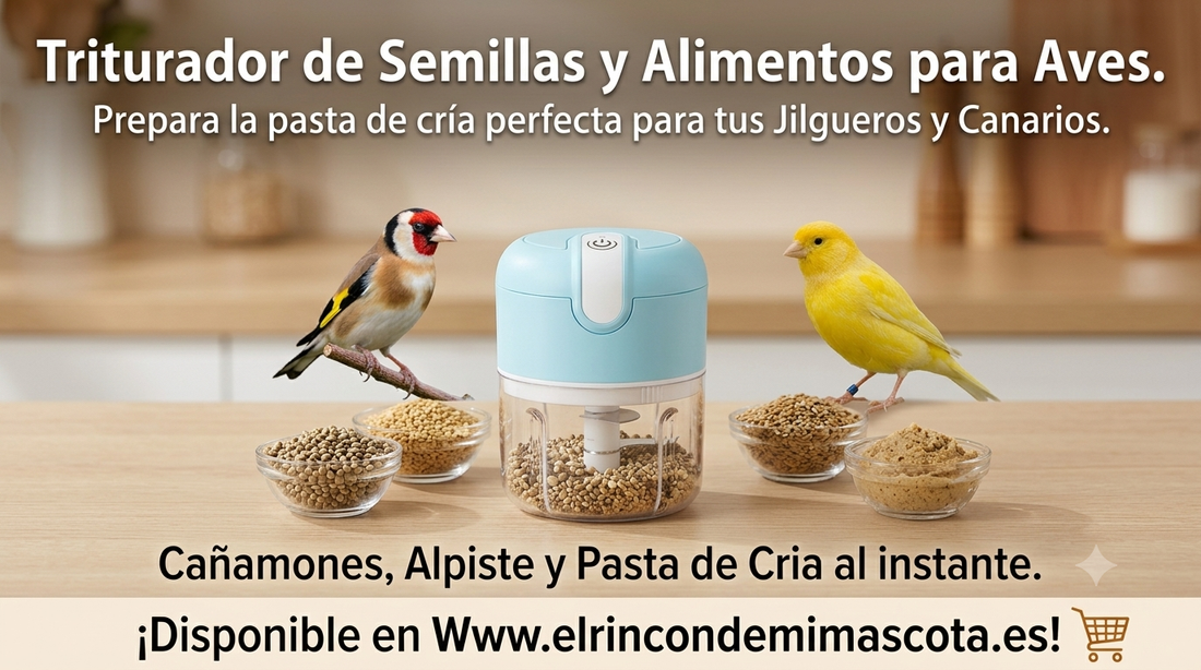 Procesador triturador de semillas y alimentos.